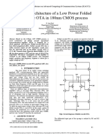 A Novel Architecture of A Low Power Folded Cascode OTA in 180nm CMOS Process