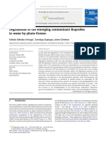 Degradation of The Emerging Contaminant