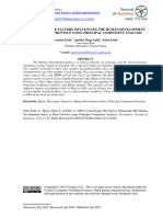 Classifiying The Factors Influencing The Human Development Index in Riau Province Using Principal Component Analysis