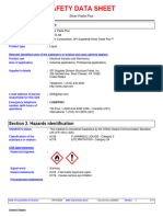 Safety Datasheet Silver Paste