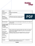 Cbse7681 Fall20 - Lessonplan-Final Sem 1