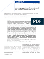 Dietrich Et Al 2014 Diversification of An Emerging Pathogen in A Biodiversity Hotspot Leptospira in Endemic Small Ma