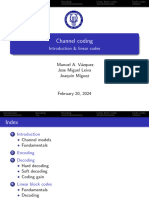 Channel Coding Intro Linear Codes