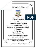 BCom Syllabus