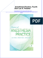 PDF Essence of Anesthesia Practice Fourth Edition Lee A Fleisher Ebook Full Chapter