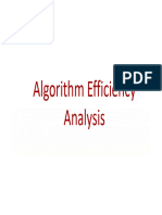 Week 8 Algorithm Analysis