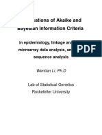 Akaike Etc, Wli