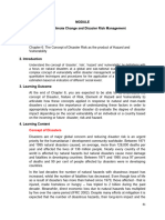 Module For Climate Change Chapter 6 - Concept of Disaster Risk