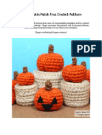 Mini Pumpkin Patch Free Crochet Pattern PDF by Laura Jaworski