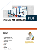 Lecture 1 - HTML