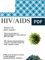 Hiv/Aids: by Angelina Al Hawi 8F