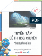 67. Tuyển Tập Đề Chuyên & HSG Quảng Bình - Otto Channel