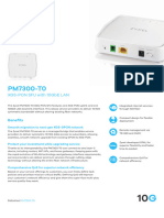 Xgs-Pon Sfu With 10gbe Lan: Benefits