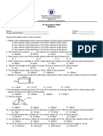 Summative Test - Mathematics 6 - Q4 V1