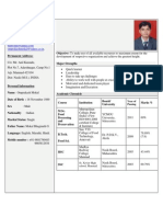 Curriculum Vitae: Omprakashmokal@yahoo - Co.in