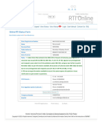 RTI Online - View Status Form