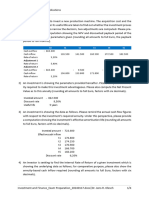 Investment and Finance - Exam Preparation - 20240117