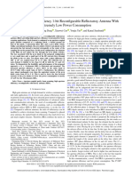 A High Aperture Efficiency 1-Bit Reconfigurable Reflectarray Antenna With Extremely Low Power Consumption