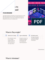 Introduction To Playwright and Selenium