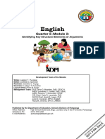 English 10 - Q2 - Module 2 - Identifying The Key Structural Elements of Arguments