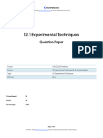 12.1 Experimental Techniques (Q)