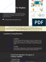 Monitor Model by Stephen Krashen