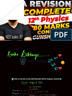 Complete 12th Physics in GunShot - NEETkakaJEE