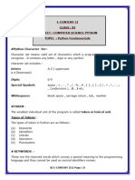 2 Python Fundamentals Lecture Xi 2023-24