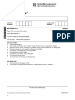 Cambridge IGCSE: MATHEMATICS 0580/02