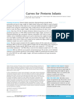 BMI Curves For Preterm Infants