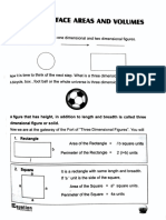 Detailed Notes On Surface Areas and Volumes