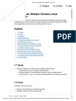 Optional Lab - Multiple Linear Regression - Coursera