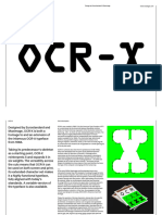 Ocr X