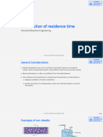 10-Distribution-Of-Residence-Time - CHEN3010