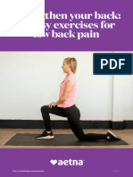 12 Easy Exercises For Lower Back Pain