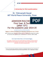 Fy Btech Admission Rule Book 2024 25