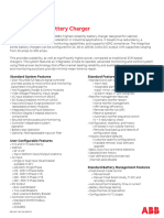 ABB Integritas Battery Charger Spec Sheet