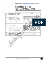 IGCSE Mathematics B 1to9 Mensuration Combined