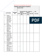 2 Equipment Maintenance Schedule (TORRES)