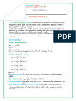 Complex Numbers Ch.4