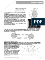 Earth and Space: Summary Sheets