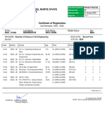 Surigao Del Norte State University: Certificate of Registration