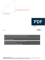 Toaz - Info 0620 Igcse Chemistry Scheme of Work From 2023 PR