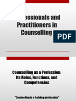 PROFESSIONALS PRACTITIONERS IN COUNSELING (Orteras)