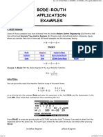 Bode-Routh Application Exam..