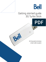 Getting Started Guide 3G Turbo Stick: 3G Novatel Wireless U760 USB Modem