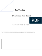 PT Test Report