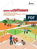 2022 - Technical Guide On Combining Geospatial Technology and Participatory Methods