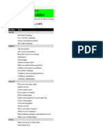 MDW - Challenges Checklist