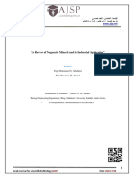 A Review of Magnesite Mineral and Its Industrial Application